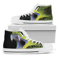 Atheris Nitschei Snake Print White High Top Sneakers