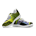 Atheris Nitschei Snake Print White Sneakers