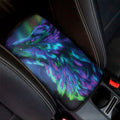 Aurora Howling Wolf Spirit Print Car Center Console Cover