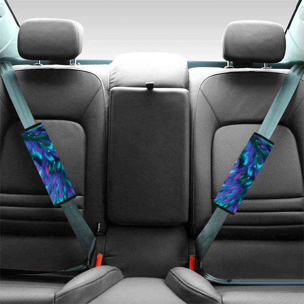 Aurora Howling Wolf Spirit Print Car Seat Belt Covers