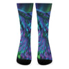 Aurora Howling Wolf Spirit Print Crew Socks