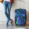 Aurora Howling Wolf Spirit Print Luggage Cover