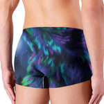 Aurora Howling Wolf Spirit Print Men's Boxer Briefs