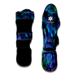 Aurora Howling Wolf Spirit Print Muay Thai Shin Guard