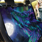Aurora Howling Wolf Spirit Print Pet Car Back Seat Cover