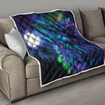 Aurora Howling Wolf Spirit Print Quilt