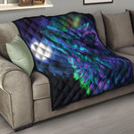 Aurora Howling Wolf Spirit Print Quilt