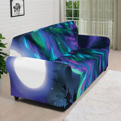 Aurora Howling Wolf Spirit Print Sofa Cover