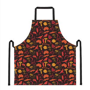 Australia Country Pattern Print Apron