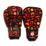Australia Country Pattern Print Boxing Gloves