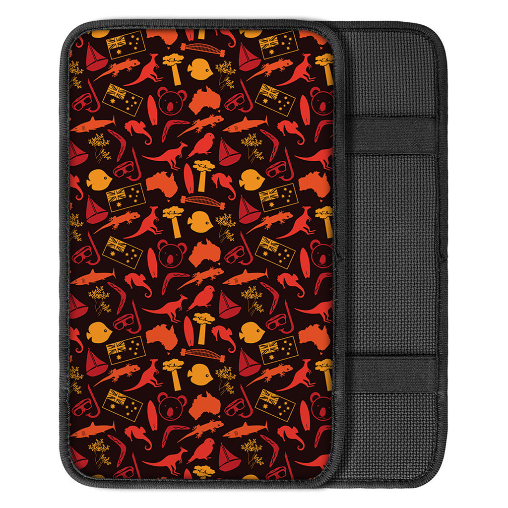 Australia Country Pattern Print Car Center Console Cover