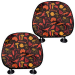 Australia Country Pattern Print Car Headrest Covers