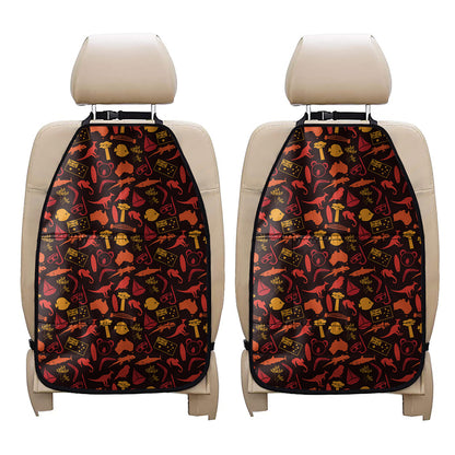 Australia Country Pattern Print Car Seat Organizers
