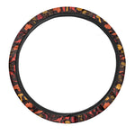 Australia Country Pattern Print Car Steering Wheel Cover