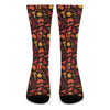 Australia Country Pattern Print Crew Socks