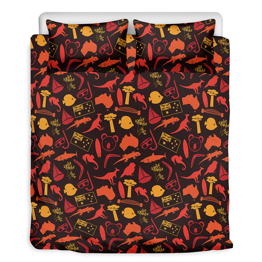 Australia Country Pattern Print Duvet Cover Bedding Set