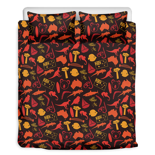 Australia Country Pattern Print Duvet Cover Bedding Set