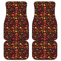 Australia Country Pattern Print Front and Back Car Floor Mats