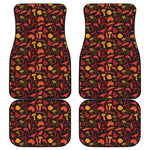 Australia Country Pattern Print Front and Back Car Floor Mats