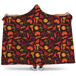 Australia Country Pattern Print Hooded Blanket