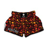 Australia Country Pattern Print Muay Thai Boxing Shorts