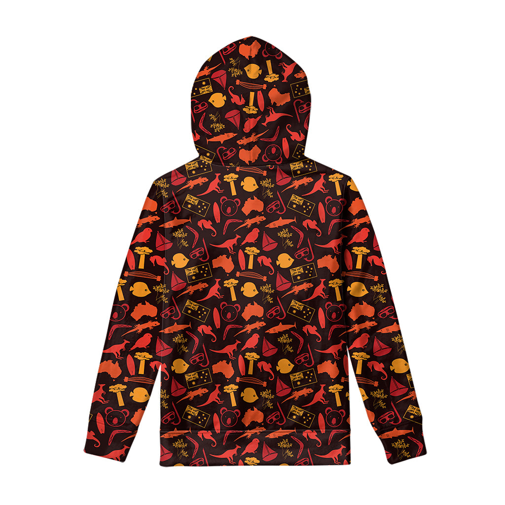 Australia Country Pattern Print Pullover Hoodie