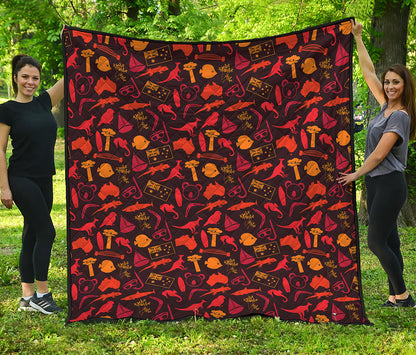 Australia Country Pattern Print Quilt