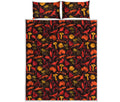 Australia Country Pattern Print Quilt Bed Set