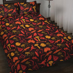 Australia Country Pattern Print Quilt Bed Set
