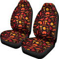 Australia Country Pattern Print Universal Fit Car Seat Covers