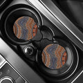 Australia River Aboriginal Dot Print Car Coasters