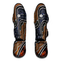 Australia River Aboriginal Dot Print Muay Thai Shin Guards