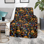 Australia Symbols Pattern Print Blanket