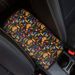 Australia Symbols Pattern Print Car Center Console Cover