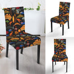 Australia Symbols Pattern Print Dining Chair Slipcover