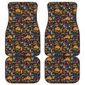Australia Symbols Pattern Print Front and Back Car Floor Mats