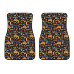 Australia Symbols Pattern Print Front Car Floor Mats