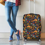 Australia Symbols Pattern Print Luggage Cover