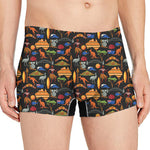 Australia Symbols Pattern Print Men's Boxer Briefs