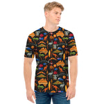 Australia Symbols Pattern Print Men's T-Shirt