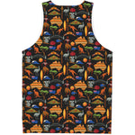 Australia Symbols Pattern Print Men's Tank Top