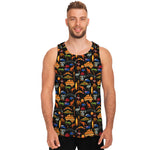 Australia Symbols Pattern Print Men's Tank Top