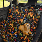 Australia Symbols Pattern Print Pet Car Back Seat Cover