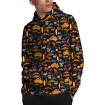 Australia Symbols Pattern Print Pullover Hoodie