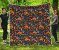Australia Symbols Pattern Print Quilt