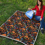 Australia Symbols Pattern Print Quilt