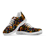 Australia Symbols Pattern Print White Sneakers