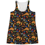 Australia Symbols Pattern Print Women's Racerback Tank Top