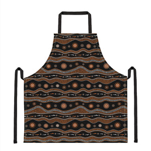 Australian Aboriginal Art Pattern Print Apron