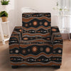 Australian Aboriginal Art Pattern Print Armchair Slipcover